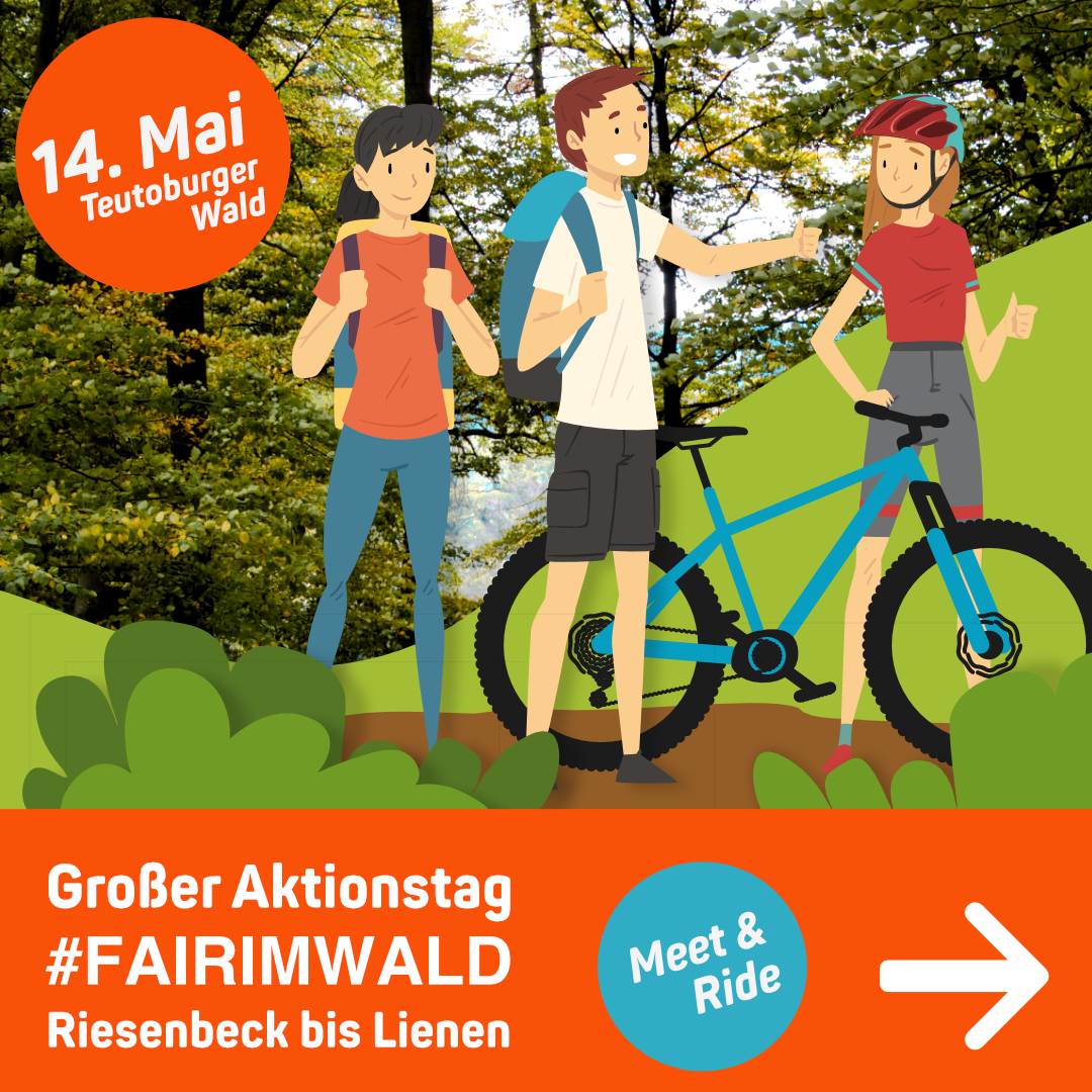 Die #fairimwald Standorte am 14. Mai 2022