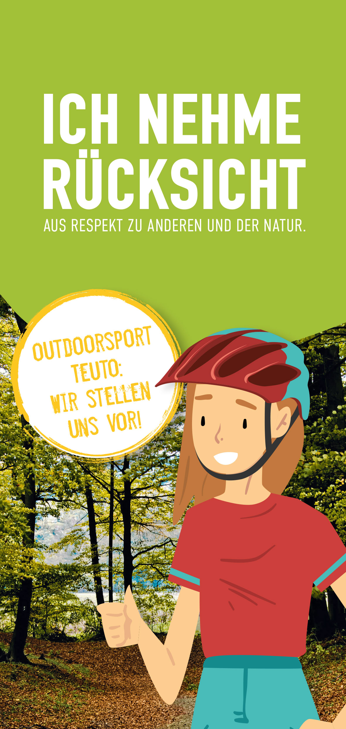 MTB Flyer: Fair im Wald